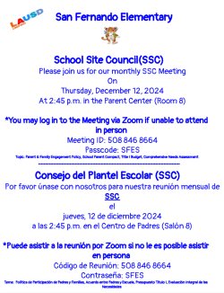 ssc meeting